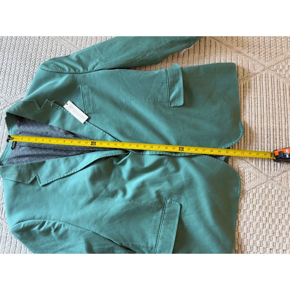 Oak Hill Mens 3XL 54R 56R Teal Cotton Blend Sport Coat Blazer NWT PL10213320877